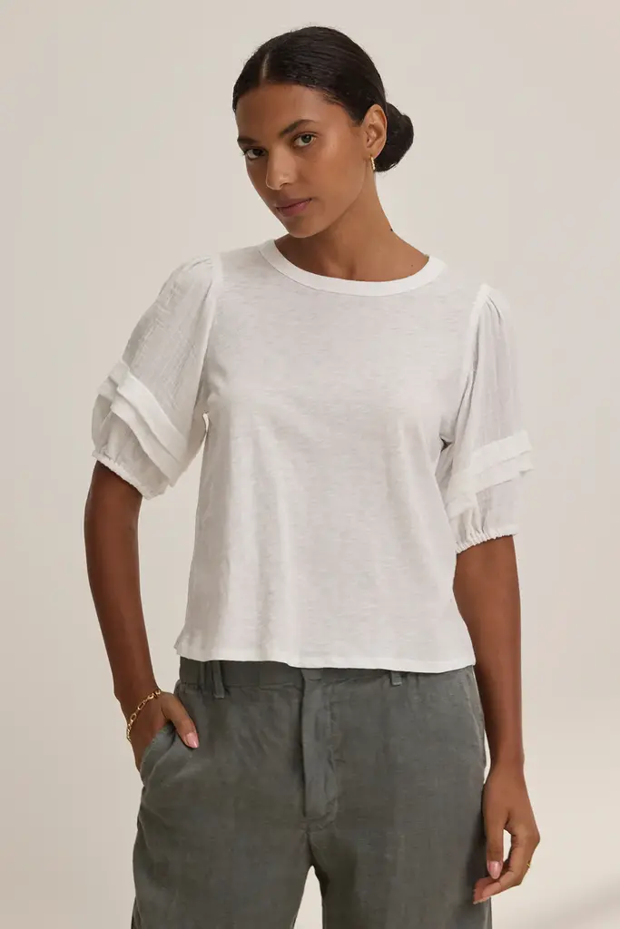 Velvet Velvet Haden cotton slub top
