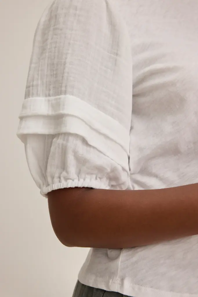 Velvet Velvet Haden cotton slub top