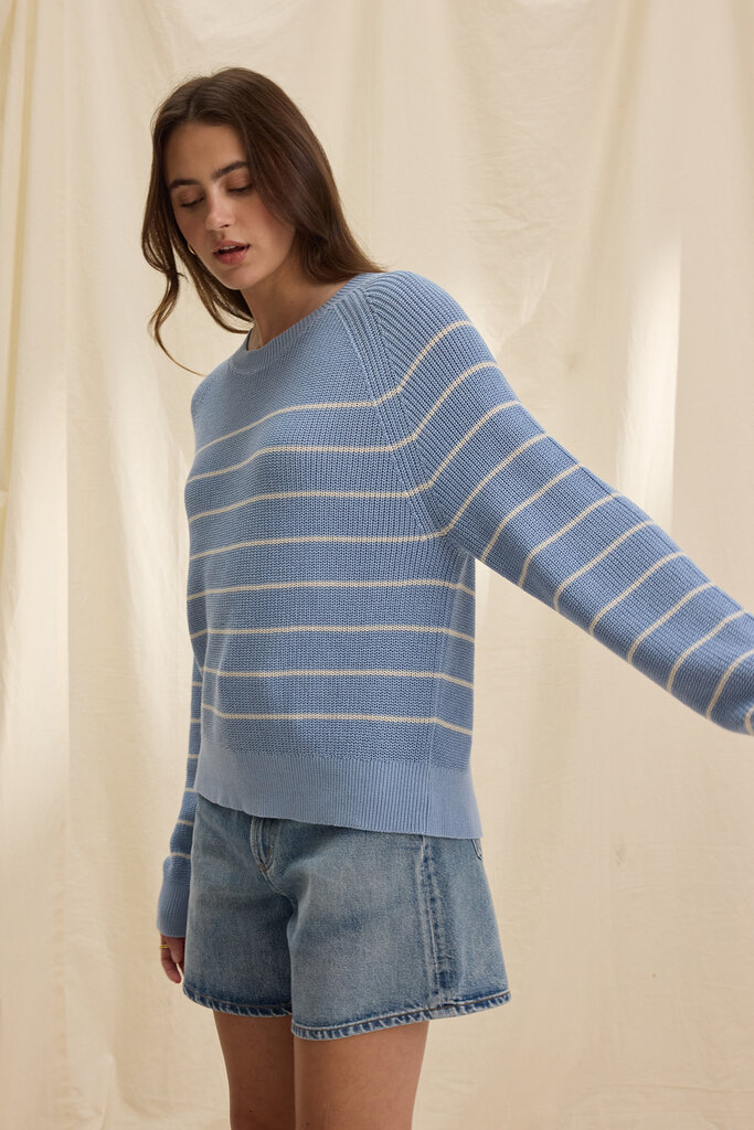 Velvet Velvet Chayse textured cotton sweater