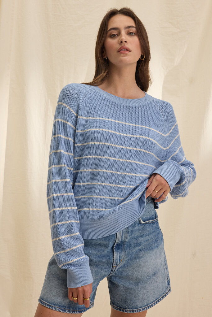 Velvet Velvet Chayse textured cotton sweater