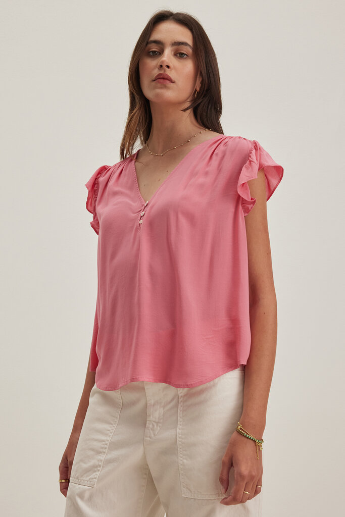 Velvet Velvet Malta rayon challis top