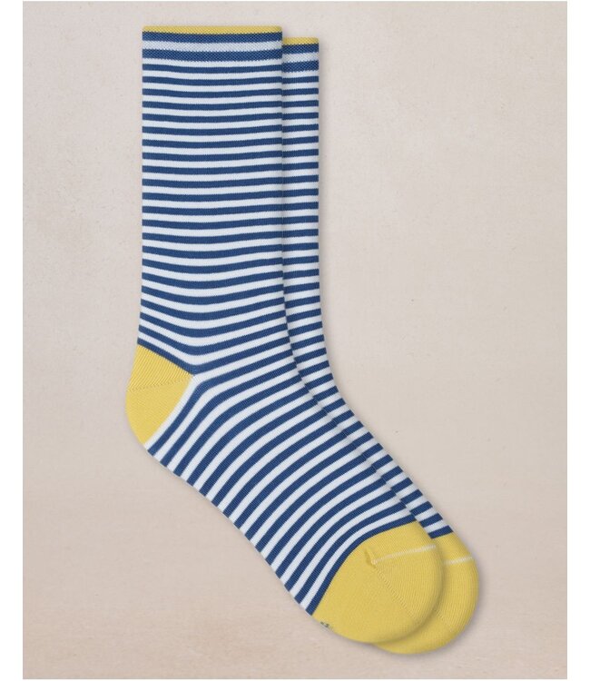Bleu Foret Bleu Foret Stripes pattern sock 6537