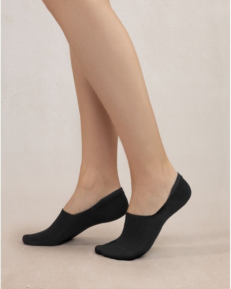 Bleu Foret Bleu Foret Cotton footlets twin pack 6058D