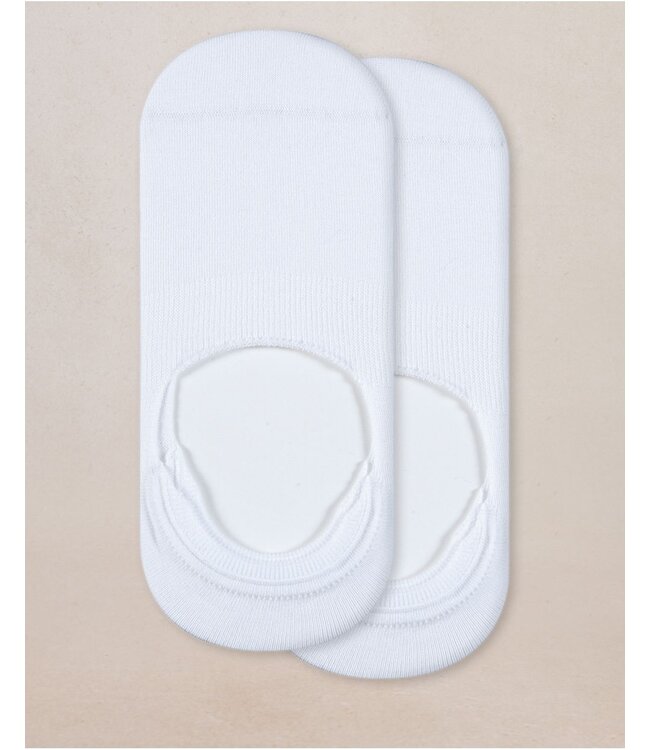 Bleu Foret Cotton footlets twin pack