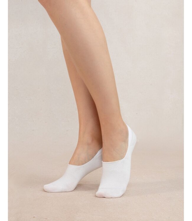 Bleu Foret Cotton footlets twin pack