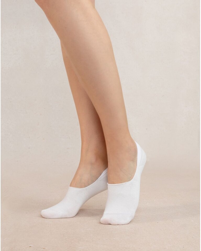 Bleu Foret Bleu Foret Cotton footlets twin pack 6058D