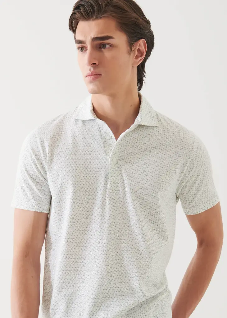 Patrick Assaraf Patrick Assaraf Men's Print polo P9520P12Z