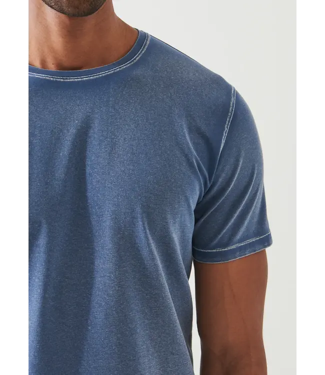 Patrick Assaraf Men's pima wash crew