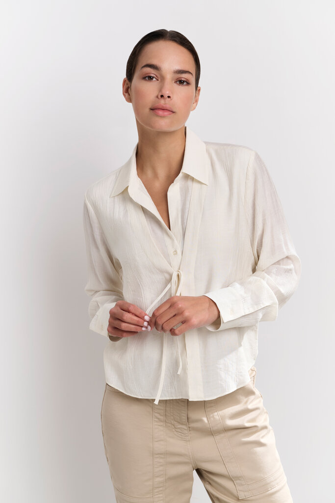 Yaya Yaya Layered textured blouse 1201144