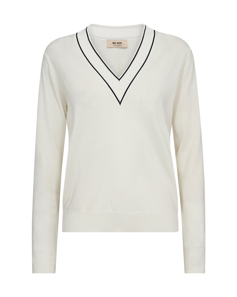 Mos Mosh Mos Mosh Relena prep vneck knit 168690