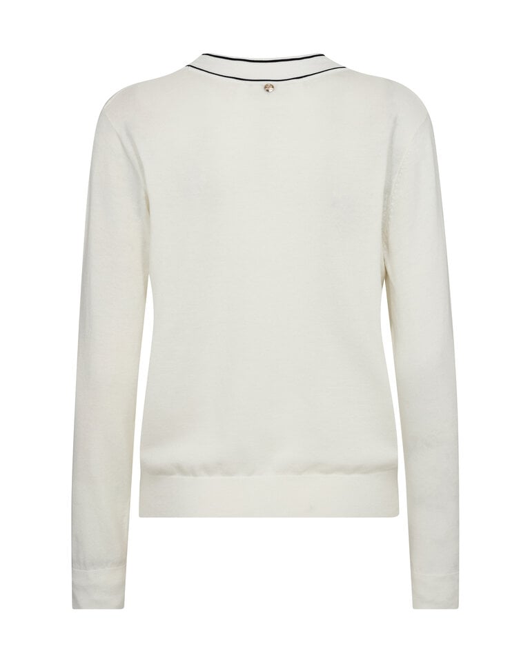 Mos Mosh Mos Mosh Relena prep vneck knit 168690