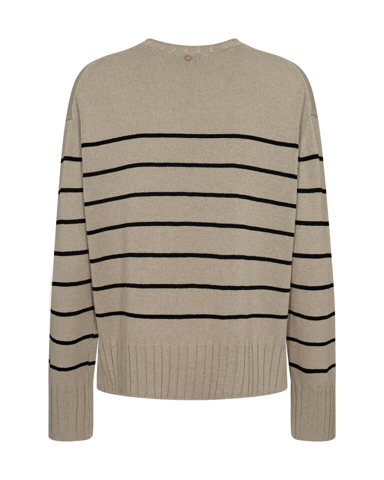 Mos Mosh Mos Mosh Aima paper stripe knit 168640