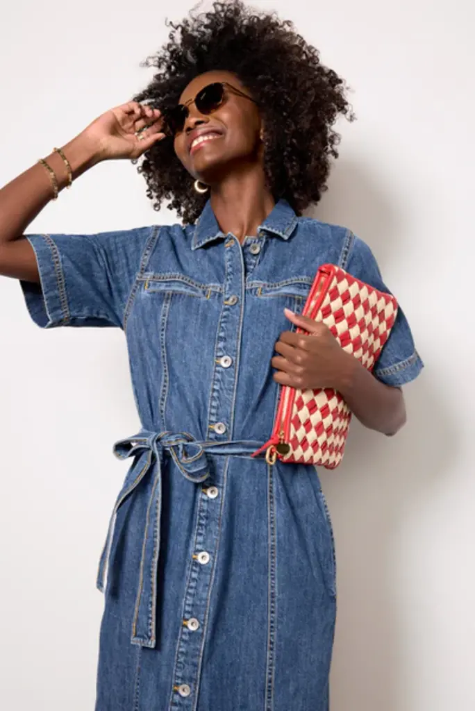 Sanctuary Sanctuary Alma denim midi dress CD2089DP1X