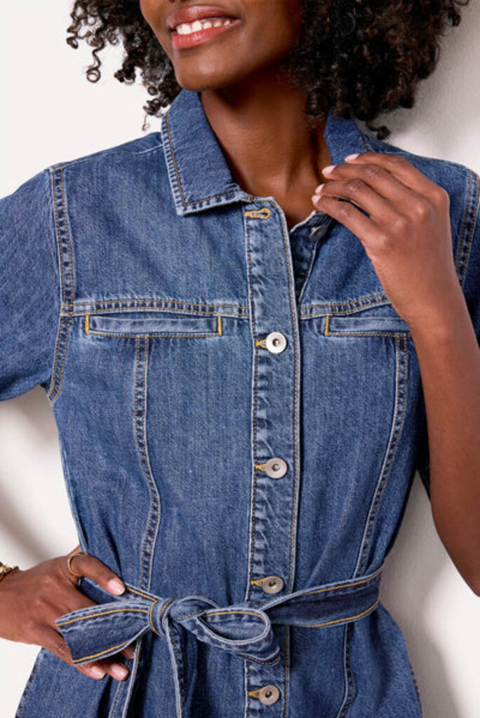 Sanctuary Sanctuary Alma denim midi dress CD2089DP1X