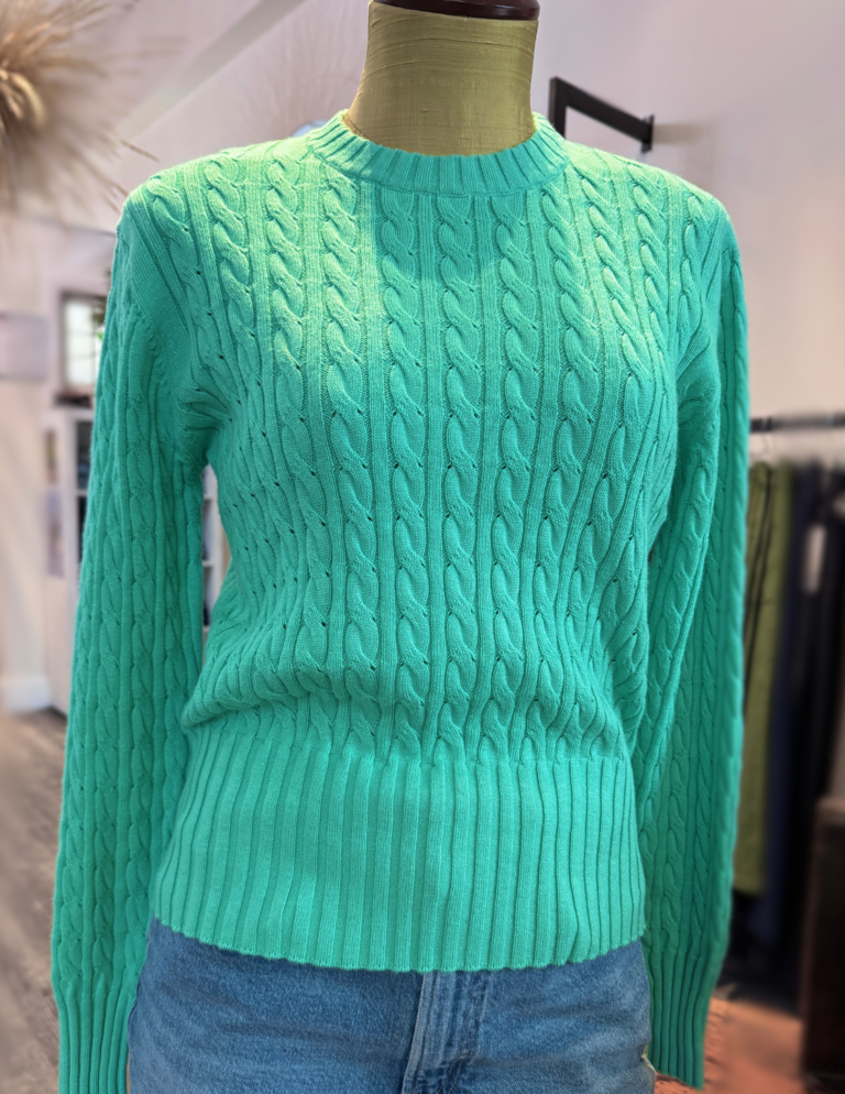 Brodie Brodie Wispr Carly cable crew top W-081