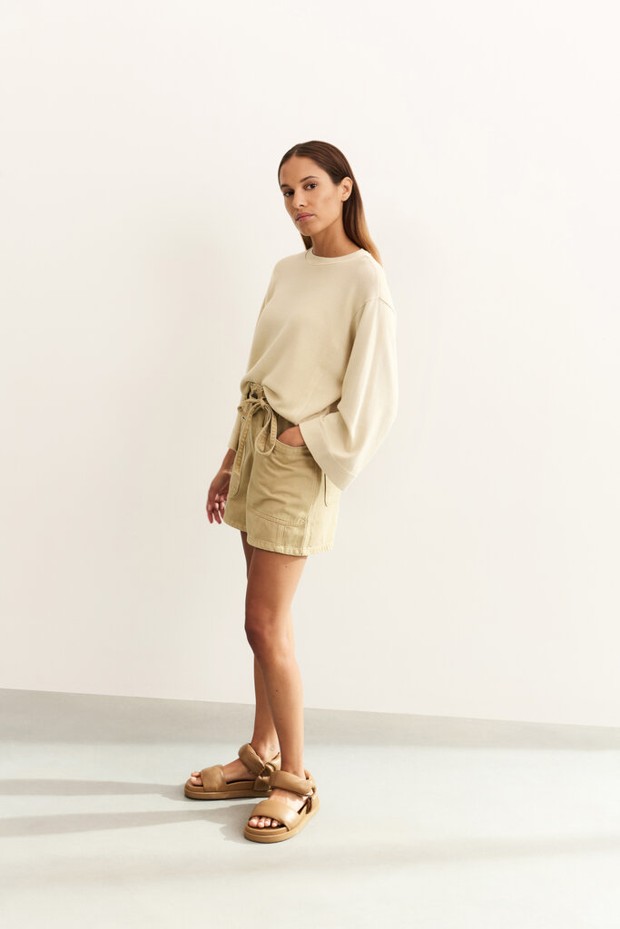 Yaya Yaya Mixed texture sweater 1000464