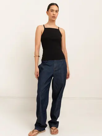 Paper Label Tessa square neck tank