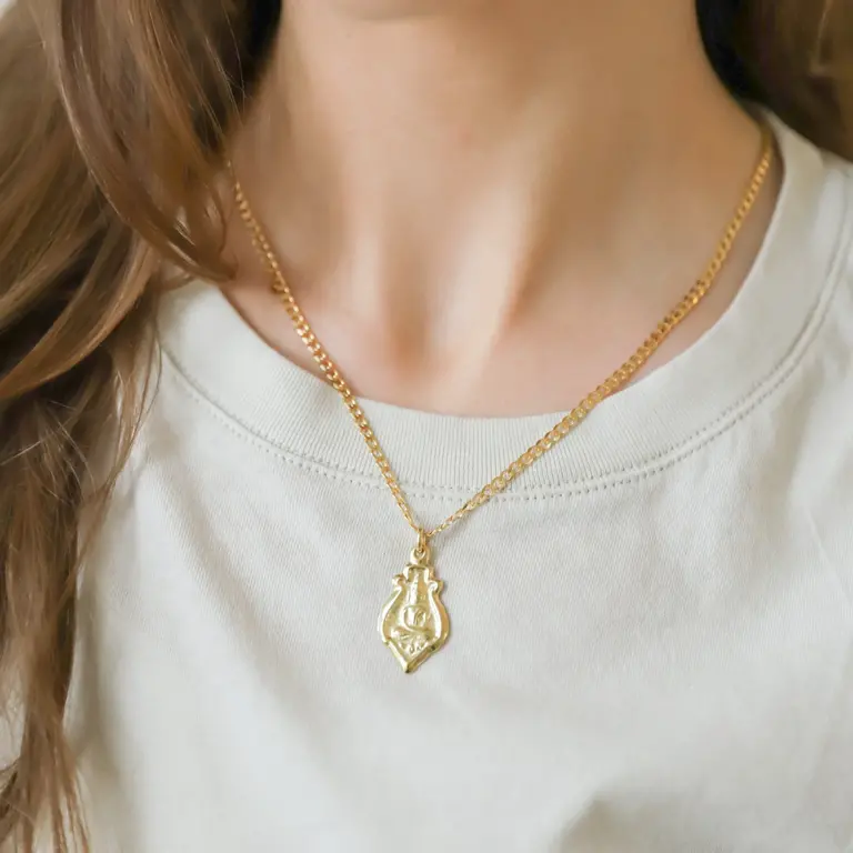 Jai Style Jai Thai amulet gold vermeil necklace GVAN