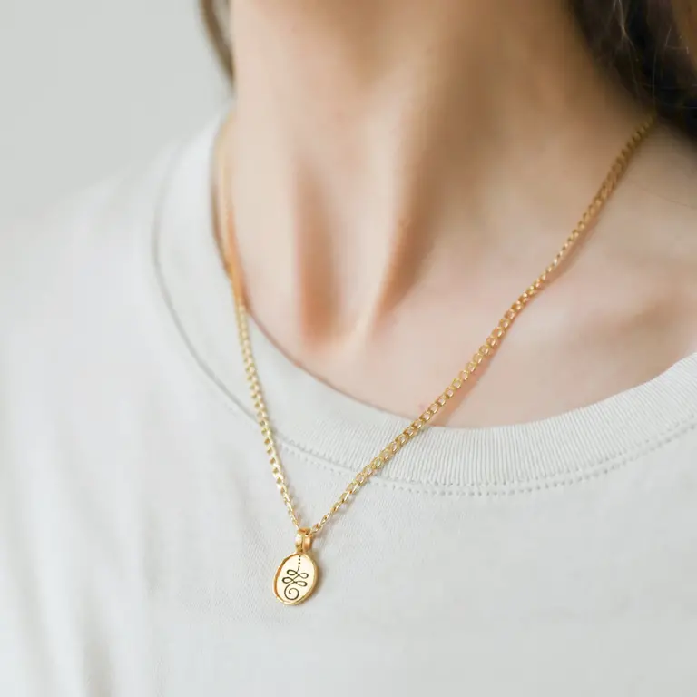 Jai Style Jai Unalome gold necklace GVUN