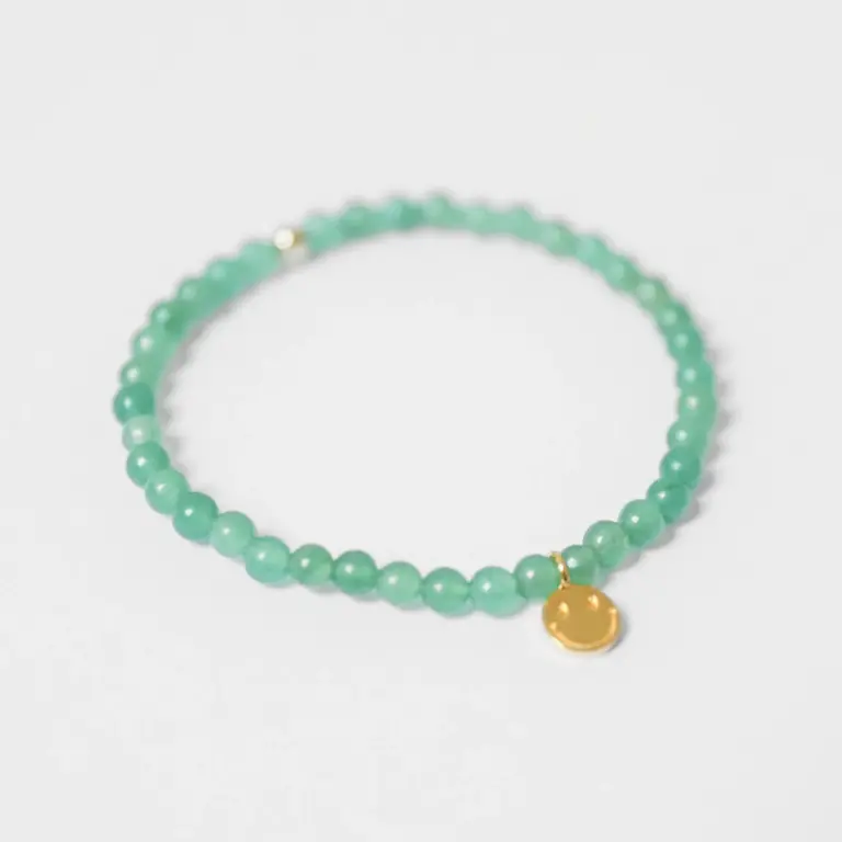 Jai Style Jai Green fluorite charm bracelet 4GFCB