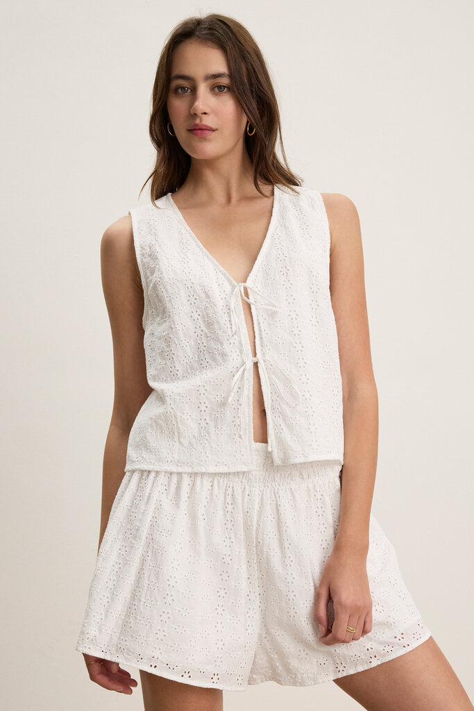 Velvet Velvet Ava cotton eyelet top
