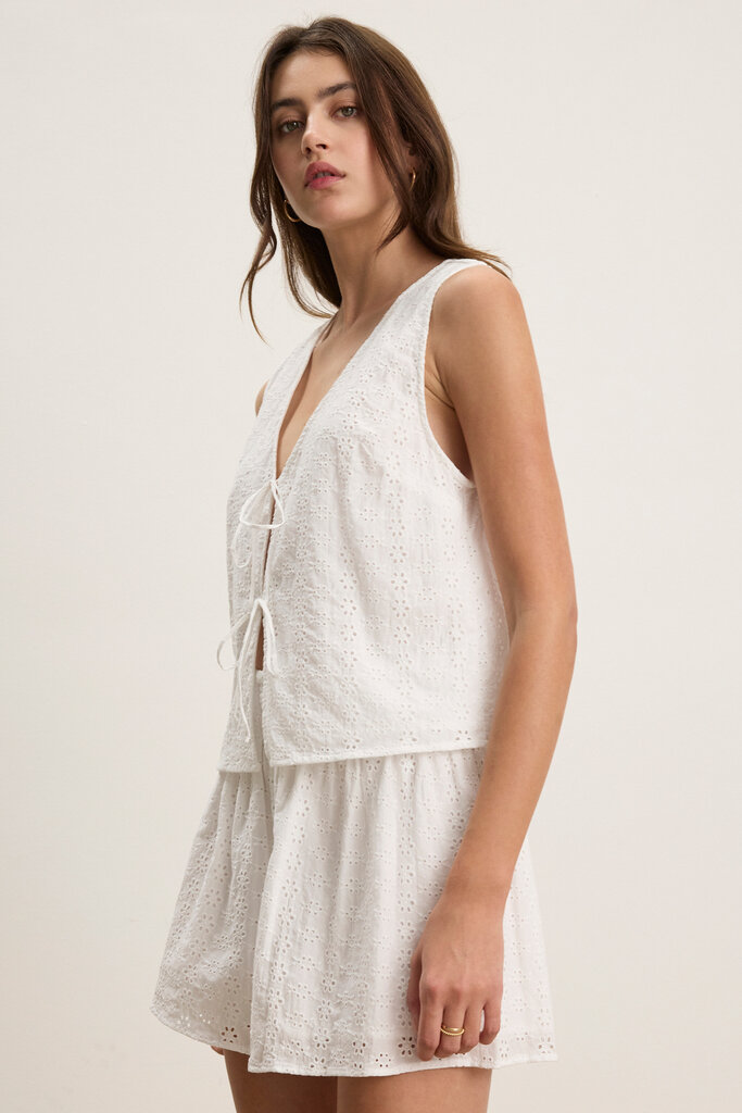 Velvet Velvet Ava cotton eyelet top