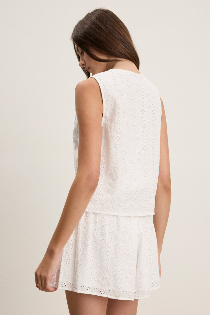 Velvet Velvet Ava cotton eyelet top