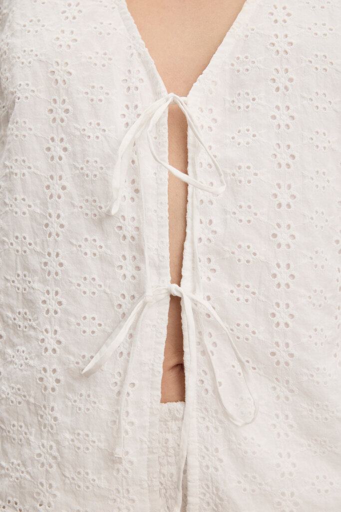 Velvet Velvet Ava cotton eyelet top