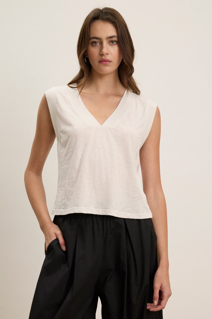 Velvet Velvet Maria Cotton slub top