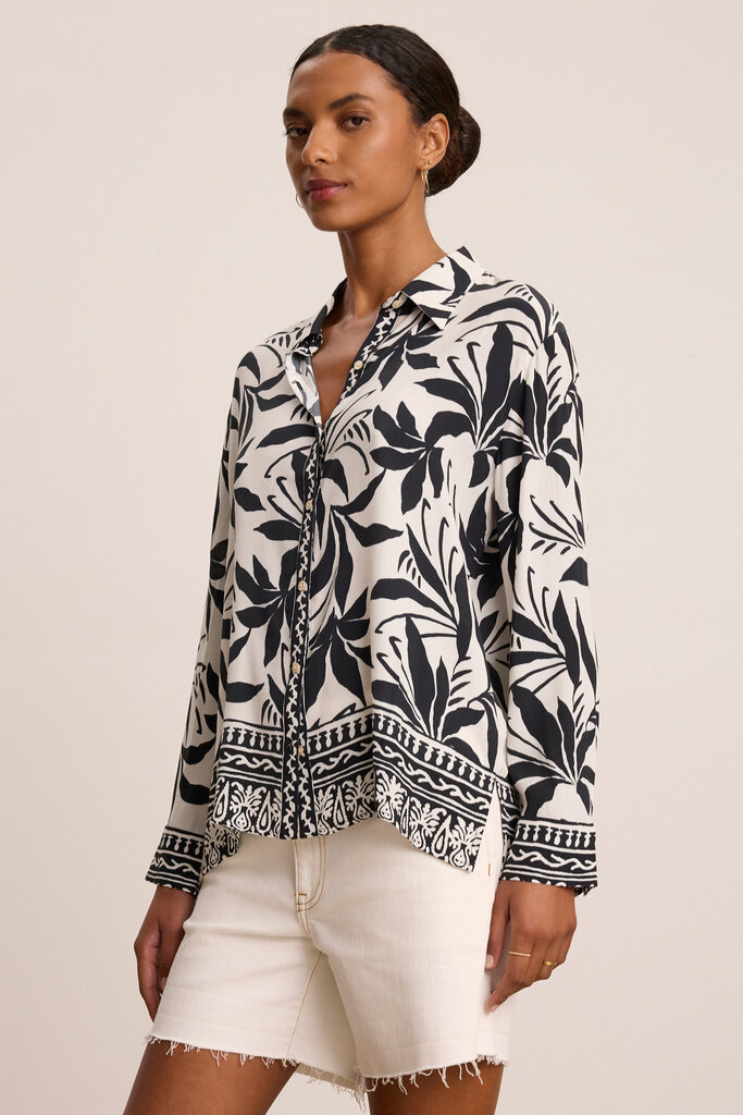 Velvet Velvet Sienna Fiji print top