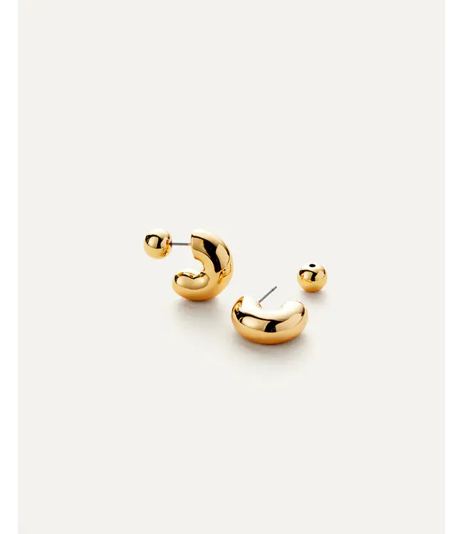 Jenny Bird Tome hoops small gold