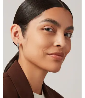 Jenny Bird Tome hoops small silver