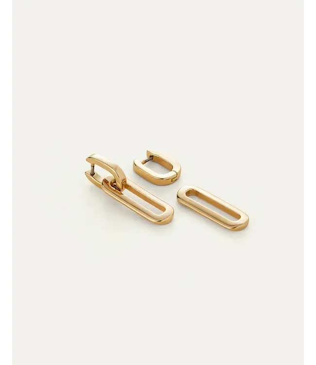 Jenny Bird Jenny Bird Teeni detachable link earring gold JB3504-HPG