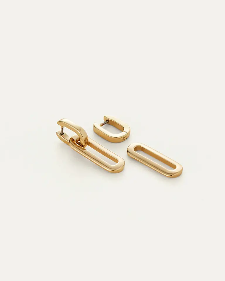 Jenny Bird Jenny Bird Teeni detachable link earring gold JB3504-HPG