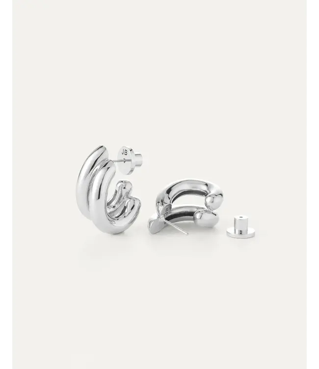 Jenny Bird Jenny Bird Florence earring silver JB3303-HPS