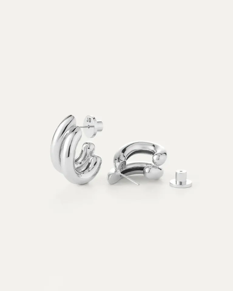 Jenny Bird Jenny Bird Florence earring silver JB3303-HPS