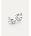Jenny Bird Tome hoops large silver