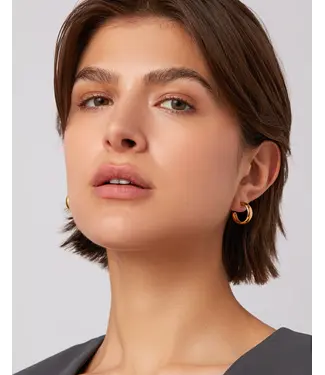 Jenny Bird Staple hoops small gold
