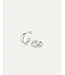 Jenny Bird Staple hoops small platinum