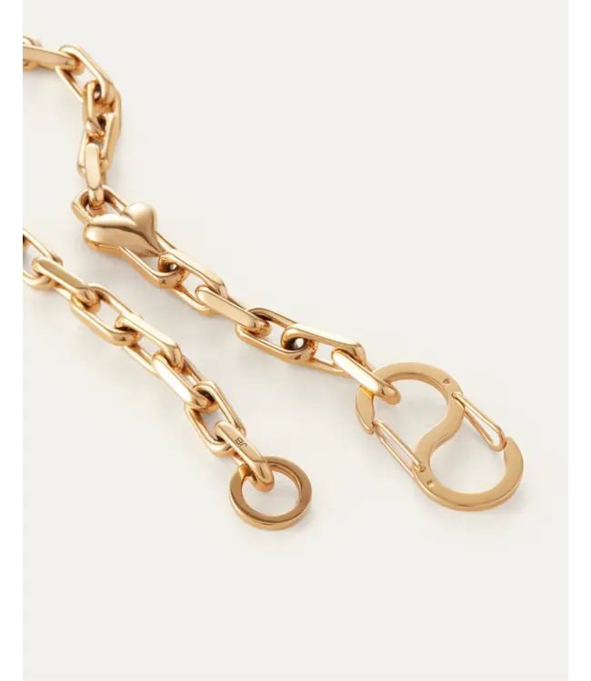 Jenny Bird Jenny Bird Art heart chain neck gold JB1343-HPG