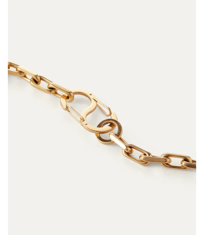 Jenny Bird Jenny Bird Art heart chain neck gold JB1343-HPG