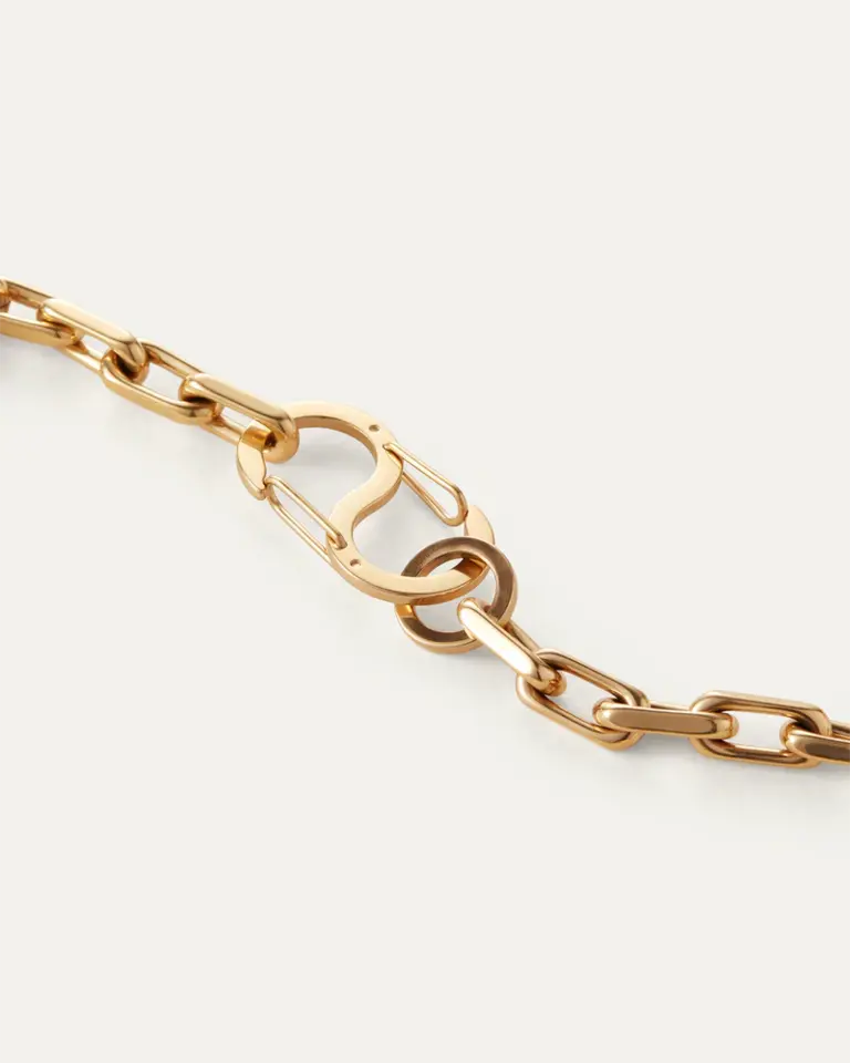 Jenny Bird Jenny Bird Art heart chain neck gold JB1343-HPG