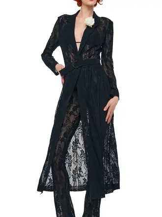 Norma Kamali Single breasted midcalf coat