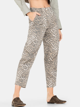 Cambio Eve leopard jean