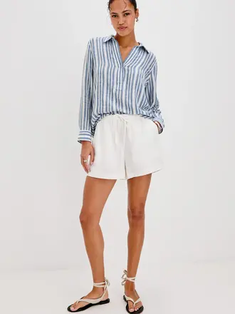 Rails Lagoon stripe ls top