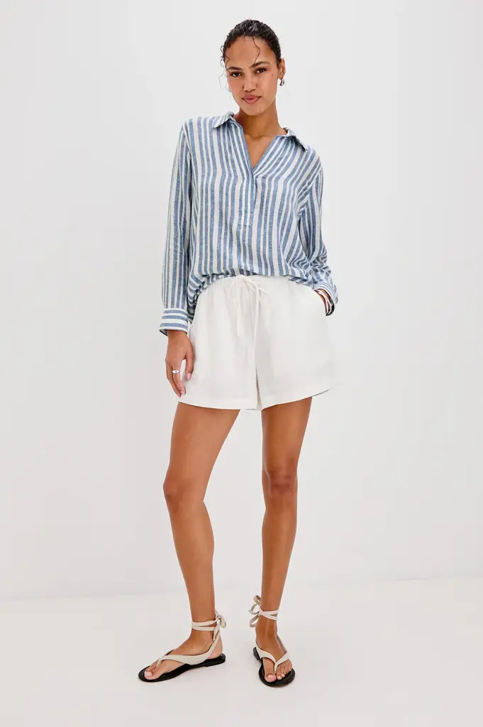 Rails Rails Lagoon stripe ls top 200-679C-8149