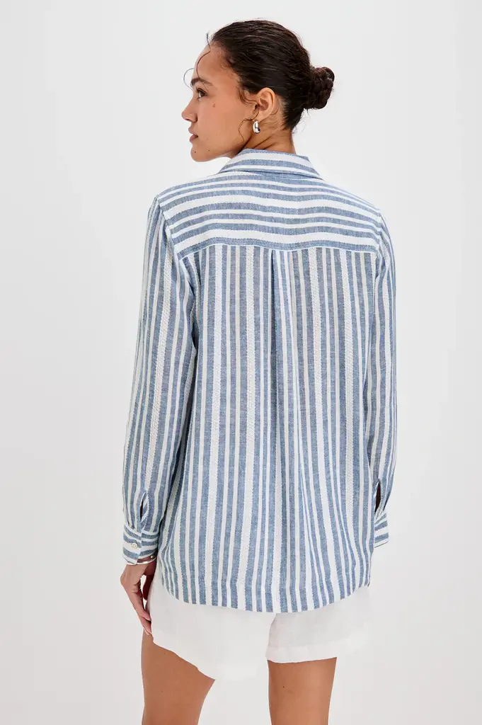 Rails Rails Lagoon stripe ls top 200-679C-8149