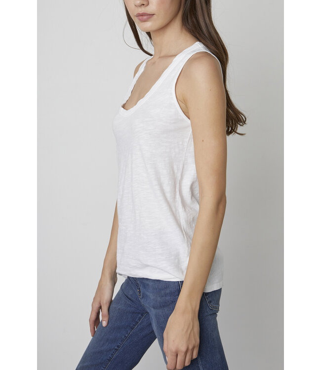Velvet Jen city slub tank top
