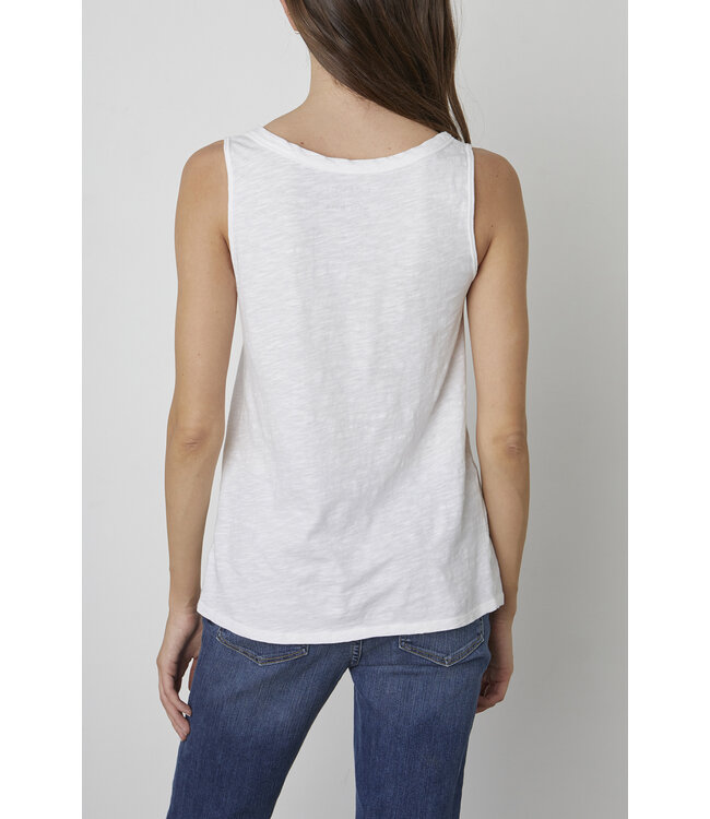 Velvet Jen city slub tank top