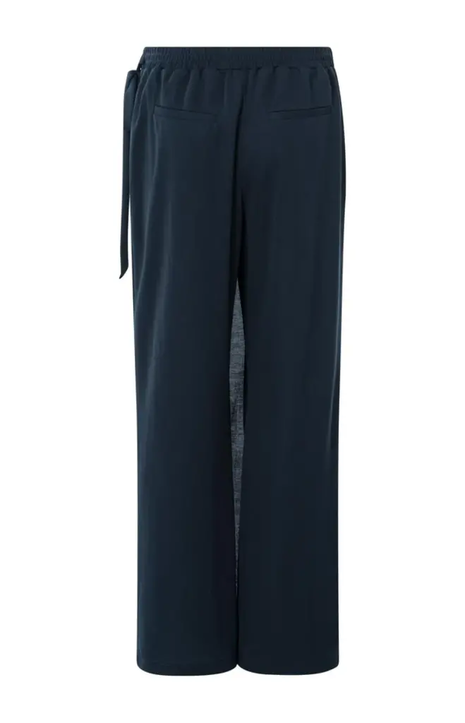 Yaya Yaya Jersey wide leg pant w/crossover 1309199